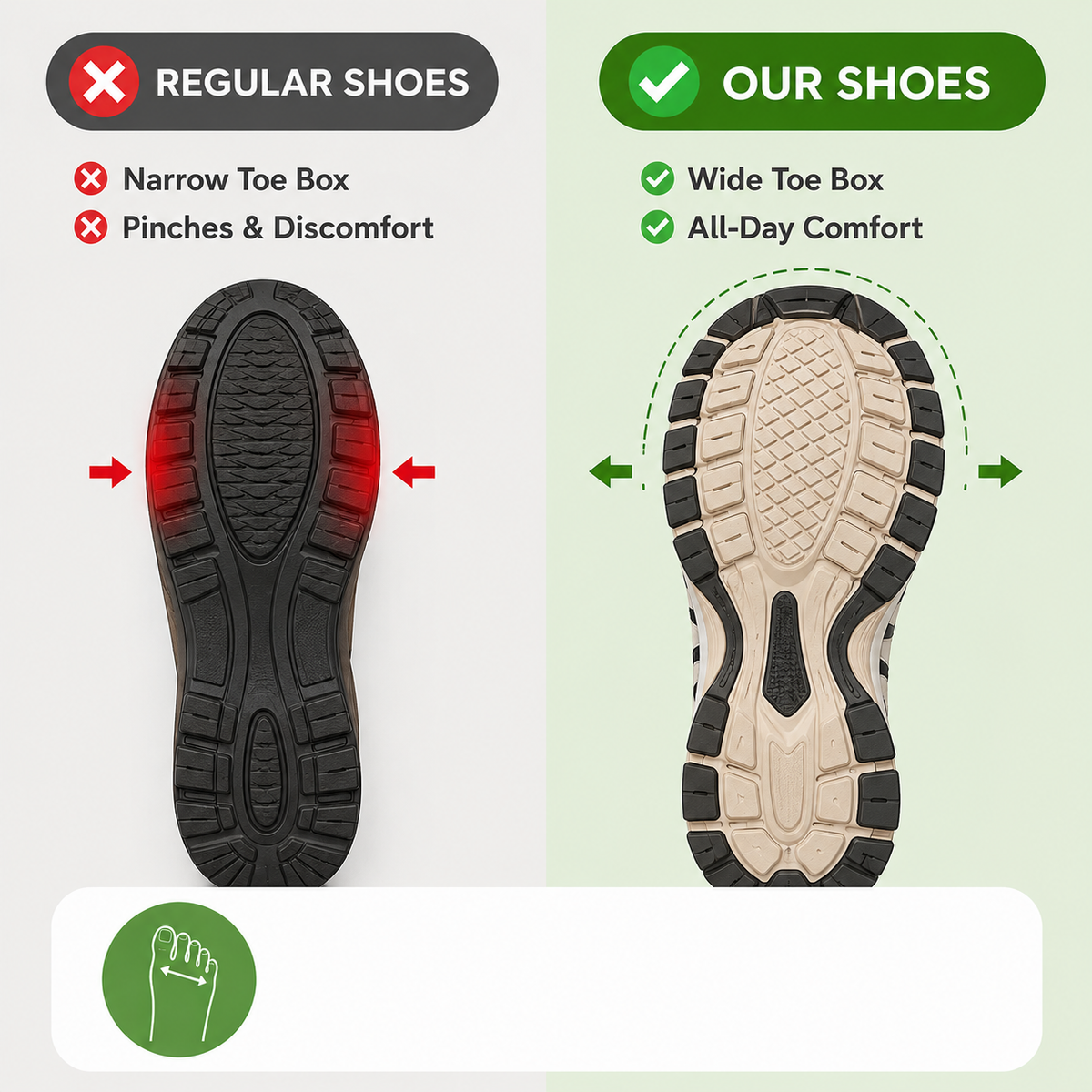 Men's Mixed Material Hiking Shoes – Waterproof, Slip-Resistant, Puncture-Resistant, Impact-Resistant, Breathable, Wide Toe