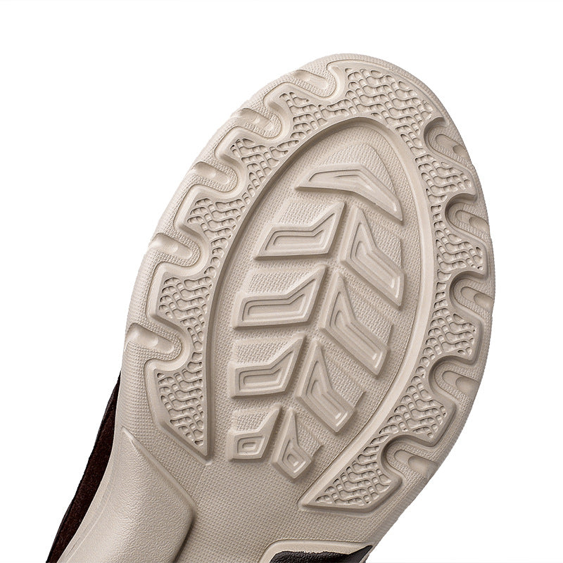 Men's Casual Comfort Slip-On Platform Walking Shoes